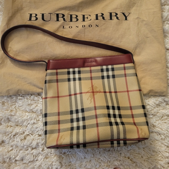 Burberry Plaid Mini Hobo Bag - Picture 1 of 5